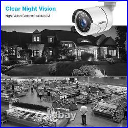 TOGUARD 1080P CCTV Home Security Camera System 5MP Lite DVR Outdoor Night Vision