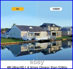 TOGUARD 4K 8CH POE NVR 8MP CCTV IP Camera Home Security Camera System Outdoor IR