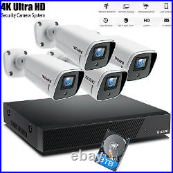 TOGUARD 4K 8MP 8CH UHD Home Security Camera CCTV System Outdoor Night Vision+3TB