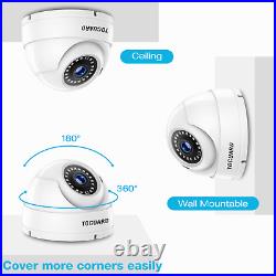 TOGUARD 5MP CCTV Home Security Camera System Outdoor 8CH H. 265+DVR IR Vision