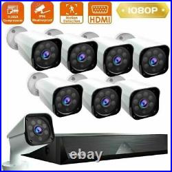 TOGUARD 8CH 1080P DVR Night Vision Outdoor Lite Home Security Camera System CCTV