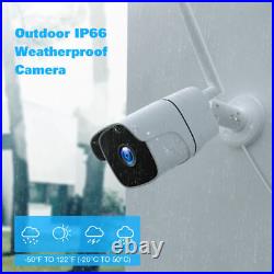 TOGUARD 8CH NVR Wireless Home CCTV Security Camera System PTZ IP Cameras Outdoor