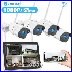 TOGUARD Wireless WIFI 8CH NVR Home Security Camera System Surveillance Outdoor
