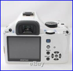 The pretty white pink color! PENTAX k-r Digital Camera Body With Lens 18-55mm