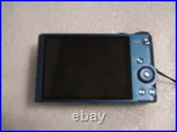 Very Nice Sony Cybershot DSC-WX300 18.2MP Digital Camera in rare Blue color