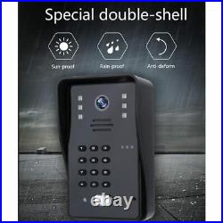 WIFI Wireless Digital Doorbells 4 Ways To Unlock Indoor Monitor+1 Outdoor Camera