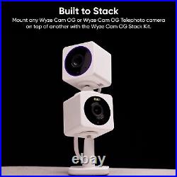 WYZE Cam OG + Telephoto + Stack Kit Security Camera Outdoor/Indoor Full HD WiFi