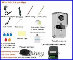 Wireless WIFI Intercom Doorbells Mini Digital Entrance Machine Camera 1080P 220V