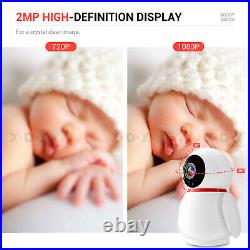 XGODY 2022 HD 1080P Digital 5 Inch 360° Baby Monitor Wireless Night IP Camera UK