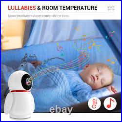 XGODY 2022 HD 1080P Digital 5 Inch 360° Baby Monitor Wireless Night IP Camera UK