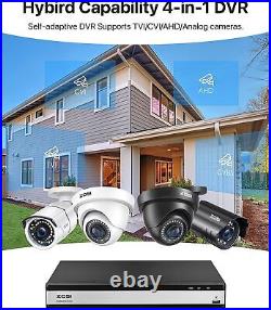 ZOSI 1080p CCTV Camera System 8 16CH H265 DVR Night Vision Home Security Outdoor
