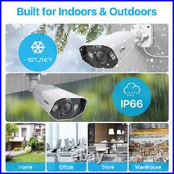 ZOSI 4K 8MP PoE CCTV IP Camera System 8CH 16CH NVR Home Security Outdoor Audio