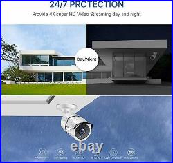 ZOSI 4K CCTV System 8MP DVR Outdoor Nightvision Security Camera Kit with 2TB HDD