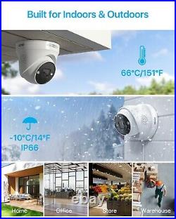 ZOSI 4K UHD POE CCTV System 16CH NVR 8MP Security IP Camera 2-Way Audio ColorVu