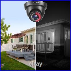 ZOSI CCTV Camera Add-on Kit 1080P HD 3000TVL BNC Outdoor Dome 80ft Night Vision