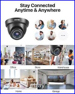 ZOSI CCTV Camera System 1080P HD DVR Hard Drive Outdoor Home/Office Security Kit