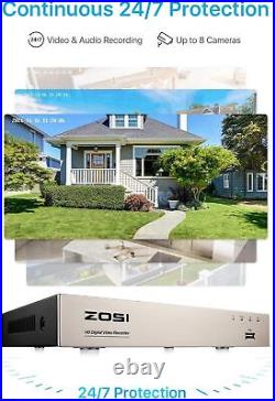 ZOSI CCTV Camera System 1080P HD DVR Hard Drive Outdoor Home/Office Security Kit