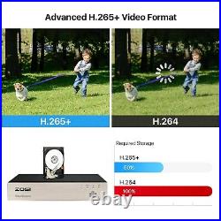 Zosi Poe Cctv System 5mp Ip Poe Nvr Outdoor Security Camera Night Vision H. 265+